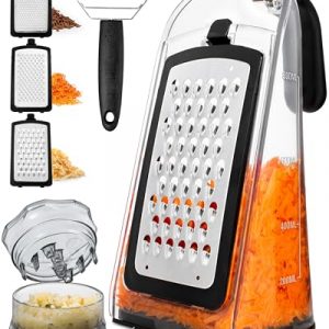Cheese Grater with Garlic Crusher
